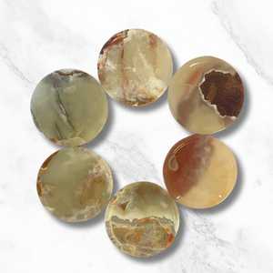 Classic Eco-Friendly Epoxy Resin Stone <b>Coasters</b> with Custom Logo Branded <b>Drink</b> Pads <b>for</b> Corporate Gifting & Business Branding - Product Image 2