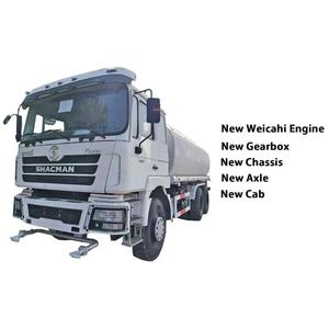 Camion-citerne à moteur diesel Shacman 6x4 et 6x6 d'occasion, camion-citerne à eau en aluminium pour le stockage d'huile et de carburant, roues motrices 6x6 - Product Image 5