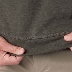 Sudadera con capucha de media cremallera Premium para hombre con manga larga de secado rápido Impresión de logotipo personalizado 100% algodón Ropa de calle con cremallera completa - Product Image 5