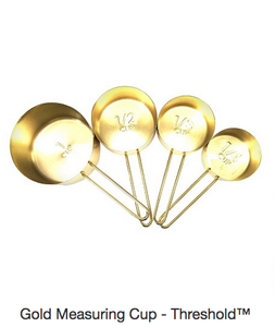 Juego de Tazas Medidoras de 4 Piezas en Oferta, con Tazas y Cucharas de Acero Inoxidable Color Cobre para Hornear, Té, Café y Cocina - Product Image 4