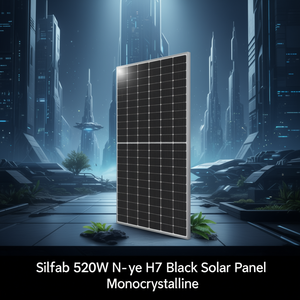 แผงโซลาร์เซลล์ Silfab 520W N-Type HJT สีดำ โมโนคริสตัลไลน์ - Product Image 3