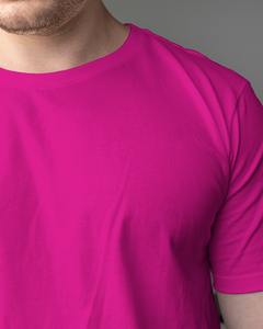 Vente en gros T-shirts pour hommes 100% coton personnalisés Vêtements unis de grande taille de haute qualité Motif solide de 220 grammes avec impression de logo - Product Image 2