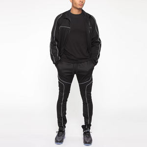 Distressed Tracksuit Set Sportswear Jogger <b>Pants</b> and Hoodie <b>Gym</b> Activewear Training Suit Custom <b>Men</b> Hoodie Custom Logo <b>Men</b> - Product Image 2