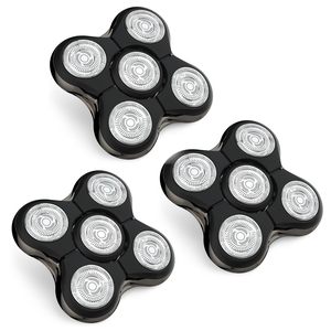 Cabezal de Repuesto Compatible para Afeitadora Eléctrica, Cinco Cuchillas, Uso en Seco/Húmedo, Características de Cuchilla Triple/Doble para Afeitar Cara y Barba, Lavable - Product Image 1