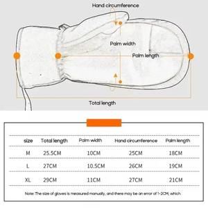 Guantes impermeables de invierno para esquí y snowboard, mitones gruesos y cálidos compatibles con pantalla táctil para motos de nieve hechos de poliéster - Product Image 2