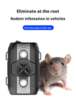 Répulsif à ultrasons pour rongeurs, conversion de fréquence intelligente, dispositif anti-parasites à 360 degrés pour souris, rats, insectes, protection de la maison