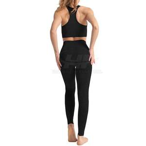Fitness Sports Bra With Leggings Set Breathable Outfit For <b>Running</b> And Workout Yoga Sports Bra With Leggings Set - Product Image 4