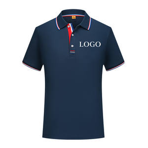Nouveauté, livraison en stock, impression de logo personnalisée, 220g, 100% polyester, polo à manches courtes pour homme, disponible dans toutes les couleurs - Product Image 2