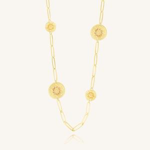 Collier ras du cou à double brin créatif or-fleur de lotus breloque carte de vœux diamant plaqué or rose chaîne perlée cadeau de mariage - Product Image 2