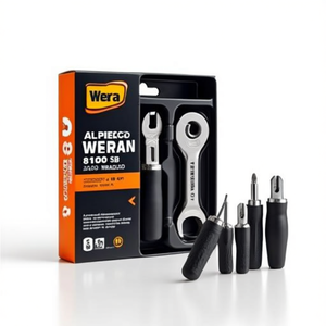 16-Piece WERA 8100 SB 12 Socket Wrench <b>Set</b> 3/8 Inch Drive Professional <b>Tool</b> <b>Set</b> - Product Image 2