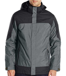 Nuevo diseño de cremallera reflectante transpirable de talla grande de alta calidad para hombre chaquetas cortavientos impermeables de invierno - Product Image 6