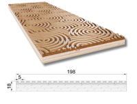 Portes de placard en bois modernes, durables et écologiques, revêtement mural 3D, panneaux de bois décoratifs, couleur personnalisée, meubles de haute qualité