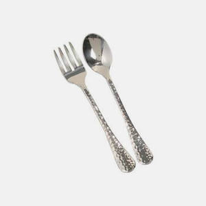 ชุดมีดสำหรับงานแต่งงานโรงแรมหรูหราด้ามจับทรงสี่เหลี่ยมหนาทำจากสแตนเลสโลโก้ตามสั่ง - Product Image 6