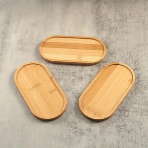 ถาดทำขนมไม้ไผ่ทรงรีถาดชาไม้แบบยั่งยืน - Product Image 2