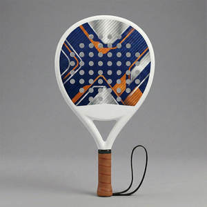 Raquette de paddle-tennis en fibre de carbone 12k 18k 24k, noyau en mousse EVA Memory Flex, logo personnalisé, forme diamant 16x19 - Product Image 1