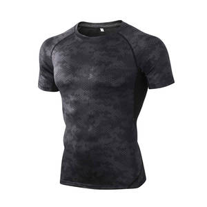 Camiseta clásica de rendimiento para hombre, camiseta de entrenamiento de manga corta con costuras duraderas para deportes, camiseta de rendimiento para hombre - Product Image 1