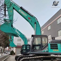 Excavatrice sur chenilles Kobelco SK500LC de 50 tonnes, super-puissante, hydraulique, avec moteur Hino P11C, d'occasion, de fabrication japonaise