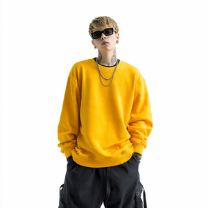 Men Baggy 500 GSM Fleece Sweatshirts Winter Outdoor <b>Jogging</b> Wear Sweat Shirt Men's Jogger Heavy Fleece Sweatshirt Mens - Product Image 1