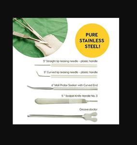 Kit de Anatomía de Laboratorio de Biología Avanzada para estudiantes Fuente de alimentación manual Instrumentos quirúrgicos de acero inoxidable para disección - Product Image 4