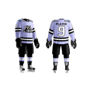 Fabricación personalizada de alta calidad precios al por mayor uniformes de hockey sobre hielo nuevo estilo sublimación impresa todos los tamaños uniformes de hockey sobre hielo - Product Image 1