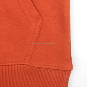 <b>Orange</b> Men's <b>Hoodies</b> High Quality 100% Cotton Custom Private Logo Streetwear for Winter Plain Dyed Technics - Product Image 6