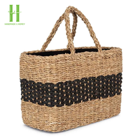 Panier de rangement en jonc de mer tissé à la main décorations de noël décoratives pour la maison cadeaux panier Laundari jiahao boîtes de rangement et bacs OEM