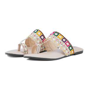 Sandalias de tacón Multy Ethnic EC0184 Chappal inspirado en diversas etnias - Product Image 3