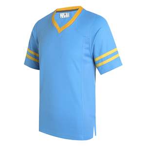 เสื้อโปโลผ้าตาข่ายย้อนยุคสำหรับทีมฟุตบอลชุดเล่นฟุตบอลวินเทจออกแบบได้ตามต้องการ - Product Image 5