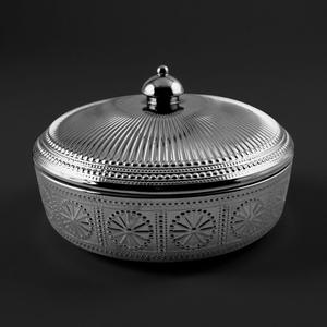 Luxury Gold Sunburst Embossed Insulated Durable Non-Stick Stainless Steel Interior Hot Pot <b>Food</b> <b>Warmer</b> Premium Table Serving - Product Image 5