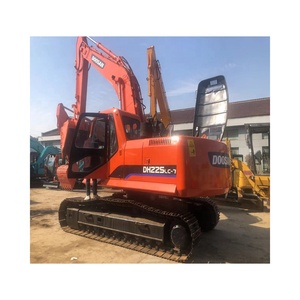 Excavadora de ruedas Doosan DH225, peso operativo de 22,5 toneladas, componentes del núcleo de 5 toneladas, motor de bomba, buen estado, producto usado, venta" - Product Image 1