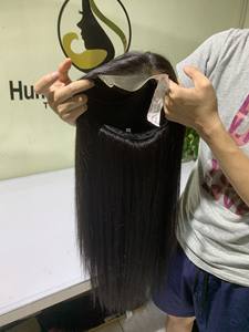 Provide Sample <b>Cheap</b> 8-32 inch 100% Double Drawn Vietnamese Human Hair HD Lace Closure Human Hair <b>Wigs</b> For Black Women - Product Image 3