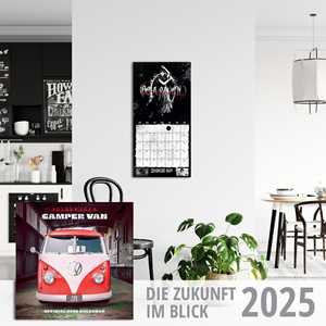 Calendario de Escritorio Personalizado 2025, Calendario de Papel Impreso para Mesa de Oficina, con Marco para Fotos y Reloj - Product Image 3