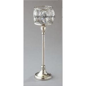 Copa de cristal acrílico plateado multiusos, portavelas, centro de mesa para eventos de boda, suministros de decoración para fiestas - Product Image 5