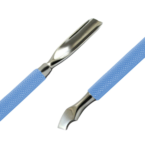 Vente en gros 2024 couleur personnalisée en acier inoxydable ongles cuticule poussoir peau morte dissolvant pour manucure pédicure - Product Image 6