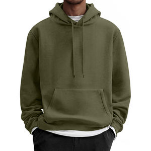 Sweat à capuche polaire personnalisé de haute qualité hommes pull Streetwear surdimensionné grande taille à capuche survêtement tenue sweat épais - Product Image 1