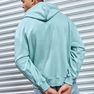 Prix de gros : Hoodies oversize basiques avec intérieur en peluche épaisse et extérieur minimaliste pour un style streetwear - Product Image 3