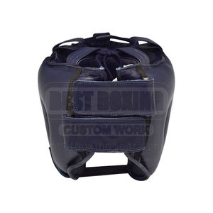 Protector de cabeza de artes marciales para adultos y niños, cuero de PU, protector de cabeza transpirable antideslizante absorbente de golpes para Karate - Product Image 4