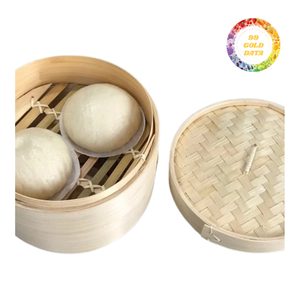 ตะกร้านึ่งไม้ไผ่สานมือพร้อมที่วางหม้อเป็นมิตรกับสิ่งแวดล้อมใช้ก๊าซ & การเหนี่ยวนำใช้ได้กับการทำอาหารเพื่อสุขภาพของผักข้าว - Product Image 4