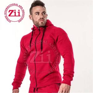 Logo personnalisé OEM Sweat à capuche ajusté pour hommes, vêtements de sport en polyester respirant pour l'entraînement de course à pied en hiver - Product Image 3