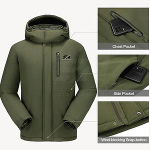 Chaqueta de Esquí Softshell para Hombre con Tejido Transpirable y Características Cortavientos, Ideal para Uso en Exteriores en Invierno - Product Image 4