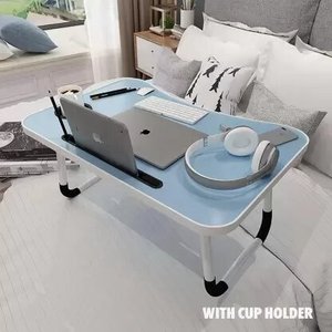 Đa mục đích Máy Tính Xách Tay Bảng với dock đứng và cốc cà phê chủ nghiên cứu bảng giường bảng có thể gập lại và di động - Product Image 3