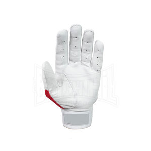 Guantes de bateo de béisbol Precio barato Logotipo personalizado Guantes de bateo de béisbol de cuero profesional - Product Image 5