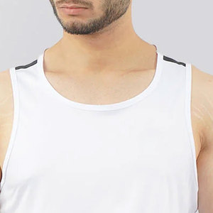 Débardeur de sport pour homme en coton 100% sur mesure, respirant, vêtements de sport pour homme - Design tricoté décontracté - Product Image 6