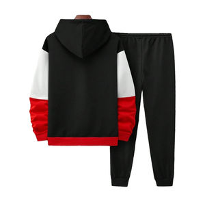 Conjunto Deportivo de Invierno para Hombre, Sudadera con Capucha Gruesa de Forro Polar, Chaqueta Deportiva Informal - Product Image 4