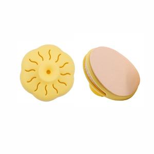 Flower-shaped Water Drop Design Silicone Powder Puff Storage Box Custom Portable Breathable Case Cushion Case Makeup Cotton Puff - Product Image 6