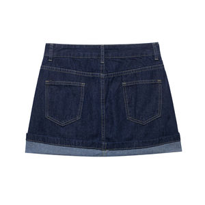 Hombres Unisex 2025 Primavera Nueva Moda Denim Casual Transpirable Gimnasio Pantalones Cortos Vintage Cintura Alta Cremallera - Product Image 2