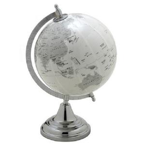 Escultura de metal ahueca hacia fuera rotación mundo decorativo Venta caliente globo el mejor artículo de aluminio de alta calidad Color dorado hierro - Product Image 3