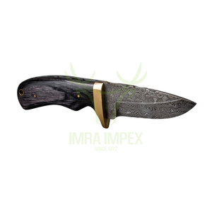 Cuchillo de caza Bowie de acero de Damasco hecho a mano, cuchillo de Camping multiusos para exteriores de alta calidad con funda - Product Image 2