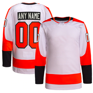 Conjunto de Jersey de hockey sobre hielo sublimado personalizado con logotipo bordado jerseys de estilo de hockey reversibles - Product Image 2