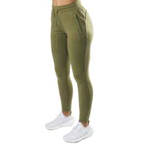 Pantalones deportivos de lana ajustados de Invierno para mujer 2025-Ropa activa transpirable ecológica para deportes - Product Image 1